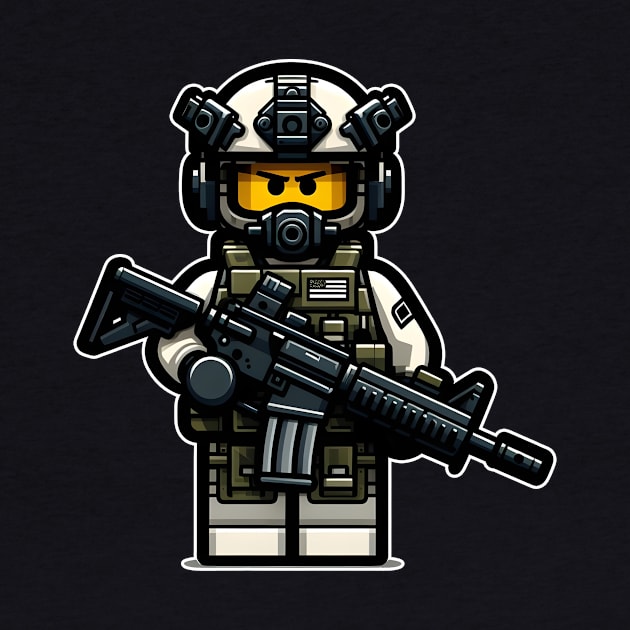 Tactical LEGO by Rawlifegraphic